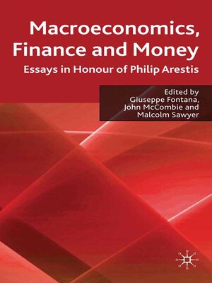 cover image of Macroeconomics, Finance and Money